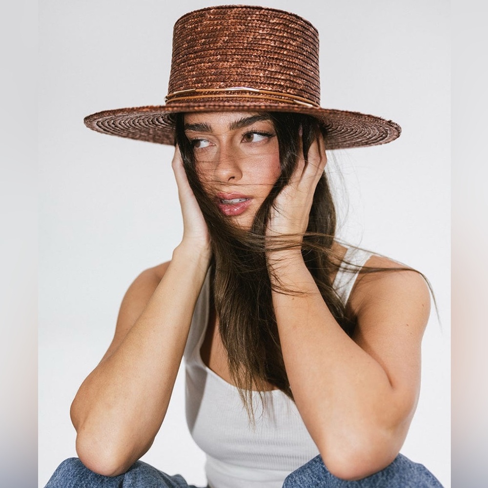 GIGI PIP Capri short brim straw hat